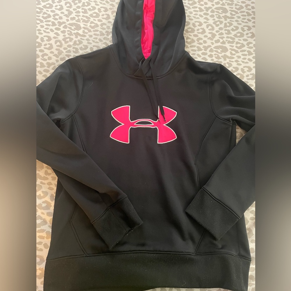 Womens Pink UA hoodie Medium